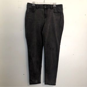 Venezia Gray Tight Fit Jeans with Tapered Leg, size 16